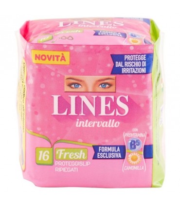 Lines Intervallo Proteggislip Fresh 16 pz.