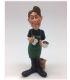 Caricature Mestieri "Il Barista Il Coffee" H. 15 cm