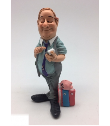 Caricature Mestieri "Boss Manager"  H. 15 cm