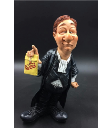 Caricature Grande Mestieri "Il Giudice" H. 34 cm