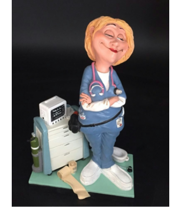 Caricature Big Mestieri "L'Infermiera " H. 23 cm