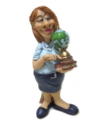Caricature Big Mestieri "La Maestra" H. 30 cm