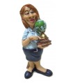 Caricature Big Mestieri IN RESINA  "La Maestra" H. 30 cm