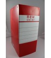 Cartella  New Color Rosso Portaprogetto con bottone dorso 15