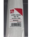 Carta crespa CWR gr.40 cm.250x50h colore bianco