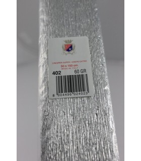 Carta crespa  CWR metallizzata cm150x50H colore argento