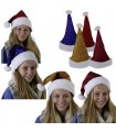 Cappello Babbo Natale Glitterato per Bambini Disponibile in diversi colori