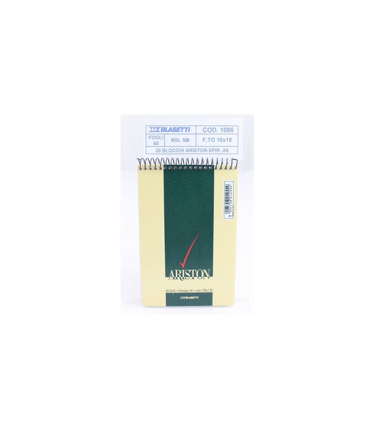 Blocco Notes Con Spirale Blasetti Formato 10x15 Rig 5m Conf 10 Pz La Suprema Srl