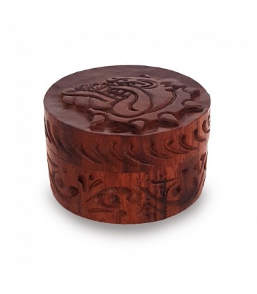 Grinder The Bulldog in Legno 2 Parti