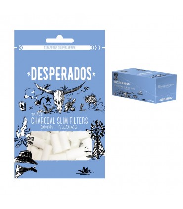 Filtri Desperados Carbone 6mm in Bustina conf.10 pz.