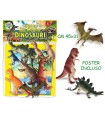 Busta Dinosauri Rigidi 8 pz. con Poster