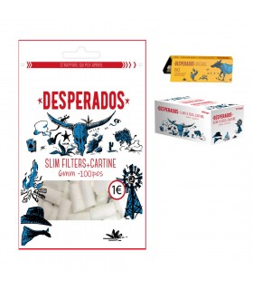 Filtri Desperados in Bustina 6mm + cartinaSpecial conf. 34 pz.