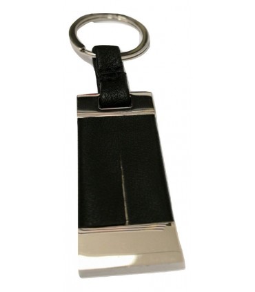 Portachiavi Renato Balestra in Metallo e Pelle Expo da 6 pz. assortito con 2 colori