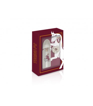 Portachiavi in metallo dorato con logo ufficiale Torino  smaltato a mano.