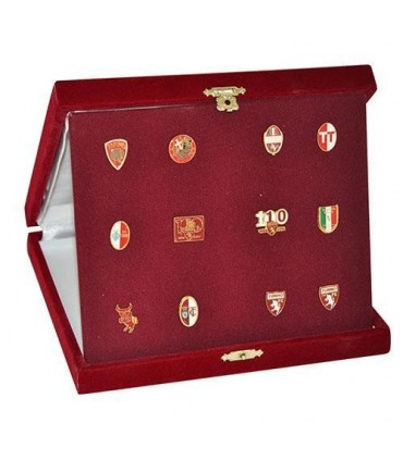 Elegante cofanetto Regalo Con Distintivi  Raffiguranti i loghi Fc Torino