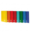 Cartellina One Color 3 Lembi c/elastico D1.2 cm conf. 6 pz. colori assortiti