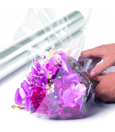 Cellophane neutro 30 my cm.100x130 conf. da 25 fogli 