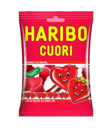BUSTA DA 100GR  CUORI HARIBO