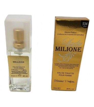 Profumi Glamour Paco Rabanne Lady Milion da 15 ml