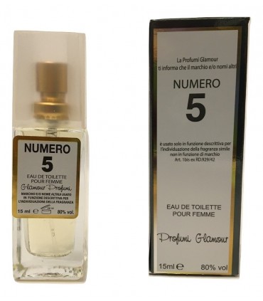 Profumo Glamour Chanel N°5 da 15 ml