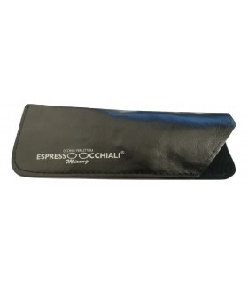Custodia per Espresso Occhiali con Cordino colore Nero