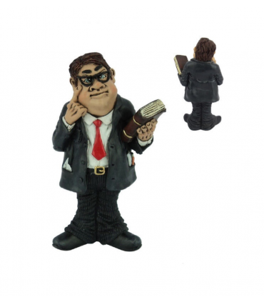 Caricature Mestieri "Il Professore H. 15 cm