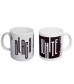 Tazza in ceramica Fc Juventus Black and White Confezionata in scatola da regalO