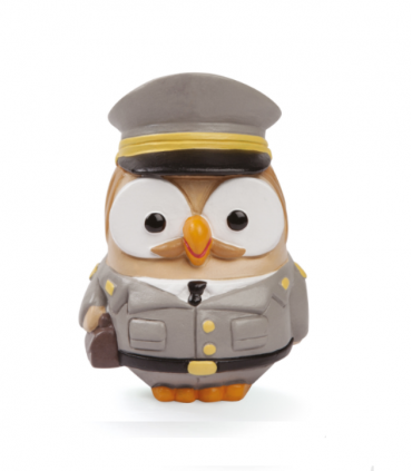 Statua Goofi Egan Finanziere in Ceramica mis.8x10