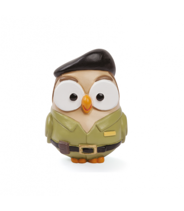 Statua Goofi Egan Militare in Ceramica mis.8x10