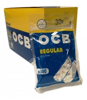 Filtrini OCB regular 8mm. in bustina   conf. da 30 pz.
