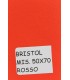 Bristol Favini misura 50x70 gr.200 rosso