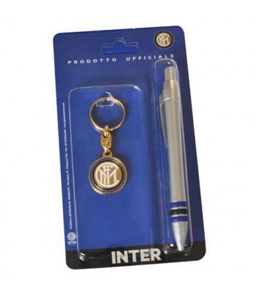 Set Penna e Portachiavi con Logo Inter