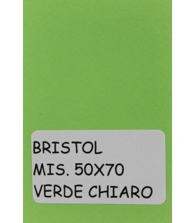Bristol Favini misura 50x70 gr.200 verde chiaro