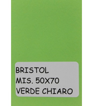Bristol Favini misura 50x70 gr.200 verde chiaro