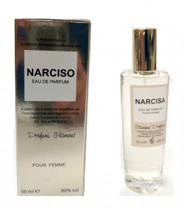 Profumo Glamour Ispirato a Narciso For Her da 50 ml