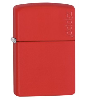 Zippo Rosso Matte con logo