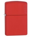 Zippo Rosso Matte con logo