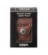 CUSTODIA IN CUOIO ZIPPO COLORE MARRONE CON PASSANTE