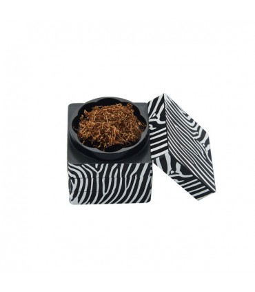 Grinder Champ in Metallo 4 Parti Finitura Zebrata