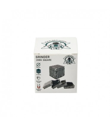 Grinder Champ in Metallo 4 Parti Finitura Zebrata
