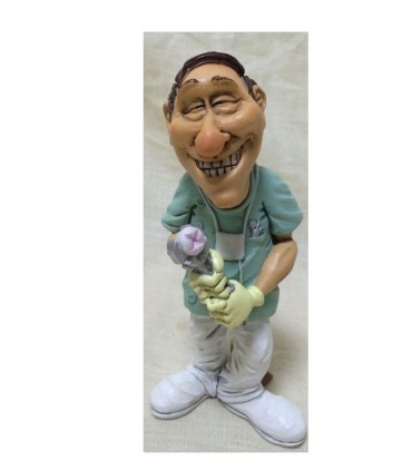 Caricature Mestier"Dentista" H. 15 cm