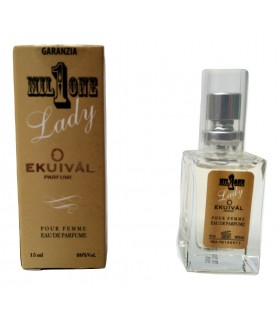 Profumo Ekuival Ispirato a Paco Rabanne Lady Milion da 15 ml