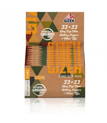 Cartina Lunga Gizeh King Size Pure Extra Fine conf. da 50 pz.