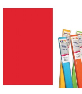 Carta crespa CWR gr.40 cm.250x50h colore Rosso Natale