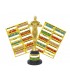 Trofeo Oscar in plastica con etichette personalizzabile