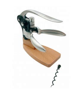 Cavatappi a Leva Laguiole con Base in Legno