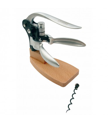 Cavatappi a Leva Laguiole con Base in Legno