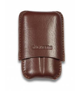 Porta 2 Toscanelli Dal Negro in Vera Pelle colore Nero