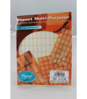 Etichette Adesive in bustina  mm. 14x08