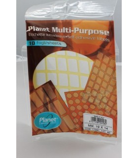 Et. Adesive in bustina  mm. 19X14